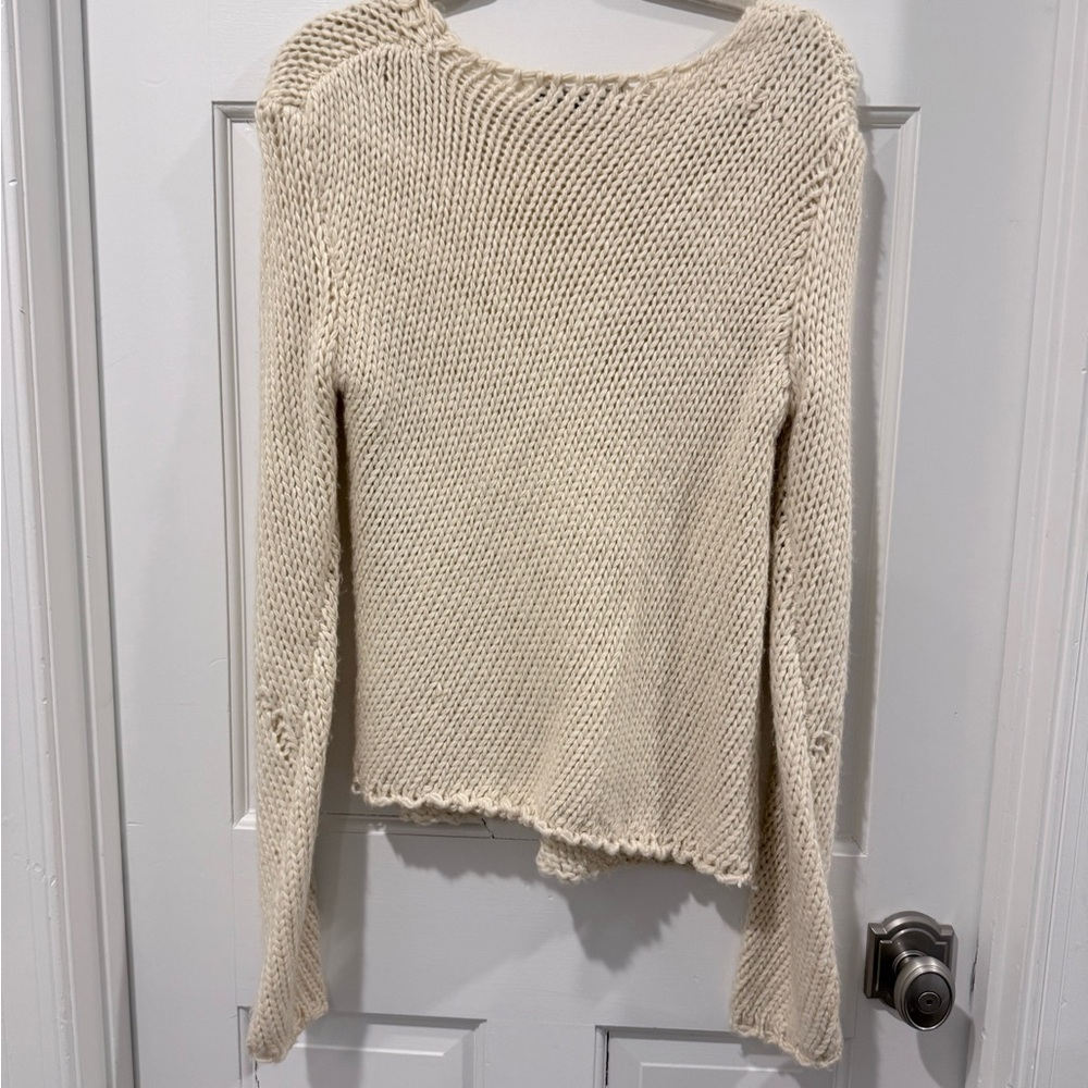 Motel Rocks Ranvir Cream Knit Sweater Size M - Picture 8 of 9